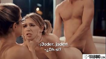 Imagem do video loira gostosa no ménage com casal porno legendado espanhol