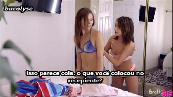 Imagem do video Pornô com legenda em português ménage com duas gostosas 